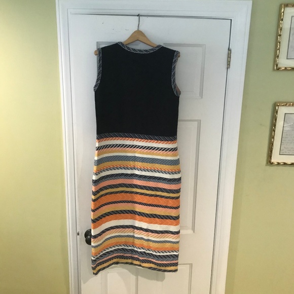 Hobbs London Leonie Dress (Navy Multi), US Size 6 - Picture 2 of 2